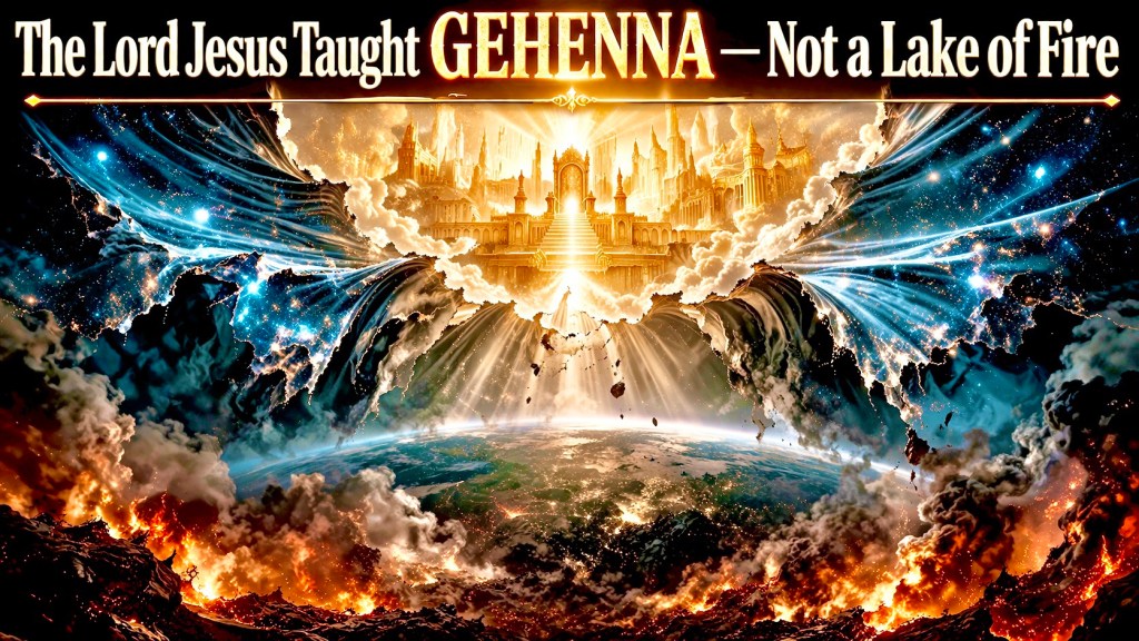 The Lord Jesus Taught Gehenna—Not a Lake of&nbsp;Fire