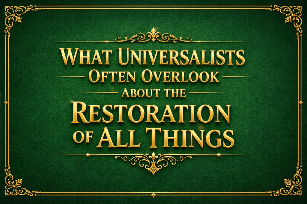 What Universalists Often Overlook About the Restoration of All&nbsp;Things