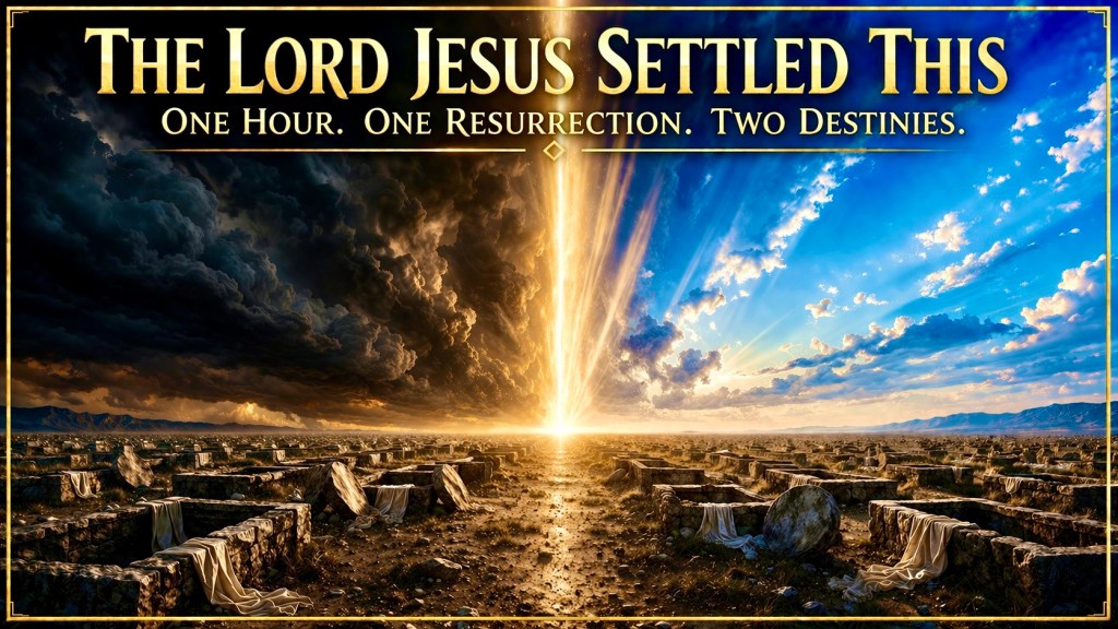 The Lord Jesus Settled This: One Hour, One Resurrection, Two&nbsp;Destinies.