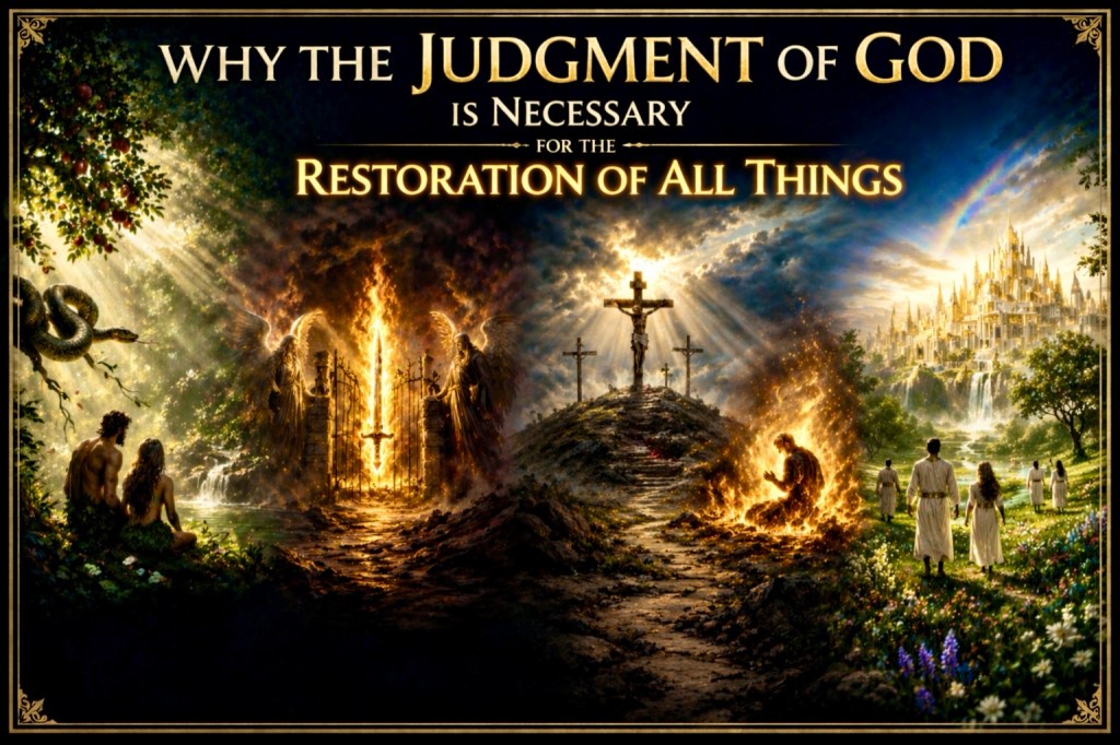Why the Judgment of God is Necessary for the Restoration of All&nbsp;Things