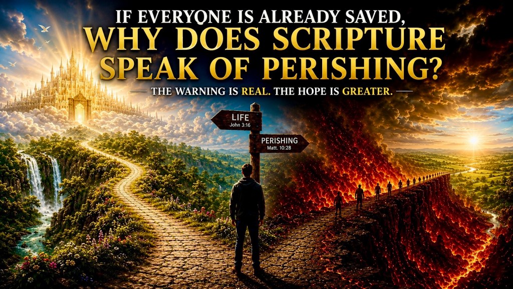 If Everyone Is Already Saved, Why Does Scripture Speak of&nbsp;Perishing?