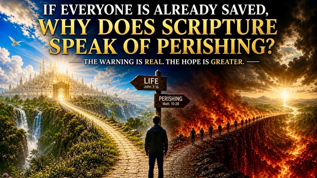 If Everyone Is Already Saved, Why Does Scripture Speak of Perishing?