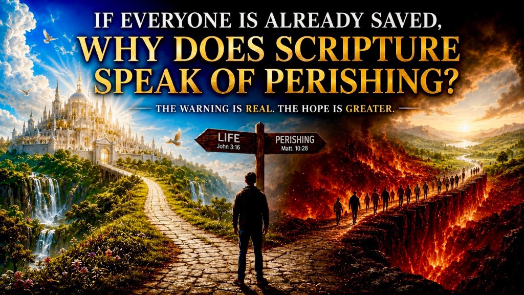 If Everyone Is Already Saved, Why Does Scripture Speak of Perishing?